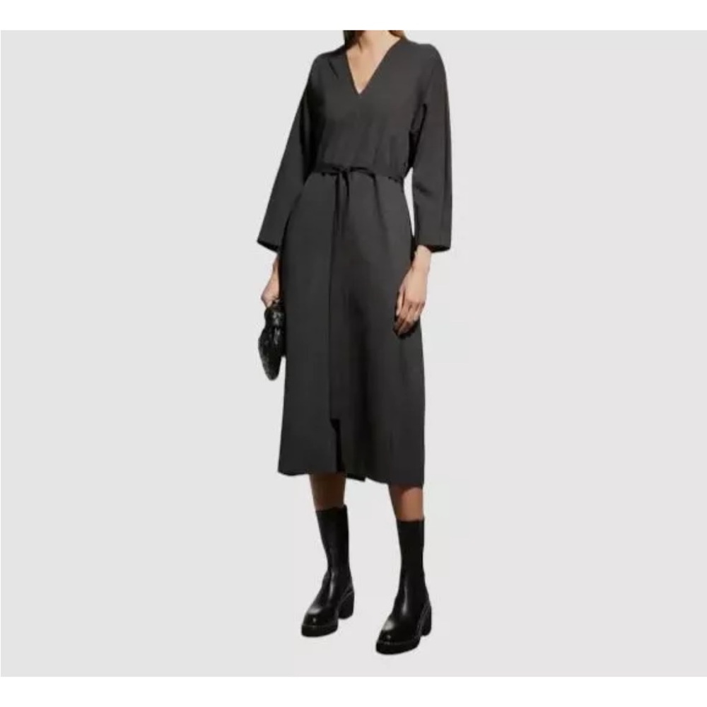 Meimeij Italy‎ Elegant Black Midi Dres